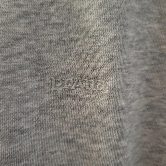 Prana Vintage Terry FZ Hoodie Size Medium